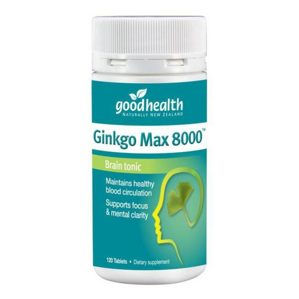 Good Health Ginkgo Max 8000<br>紐西蘭好健康 銀杏精華 120片