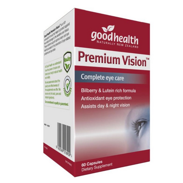 Good Health Premium Vision <br>紐西蘭 好健康 優化版護眼膠囊 60粒