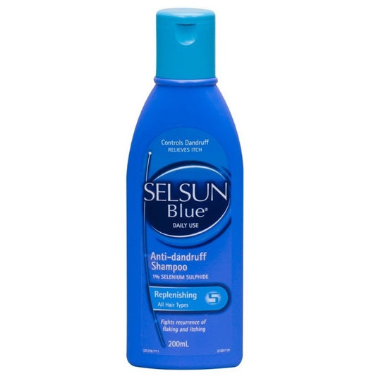 Selsun Blue Anti Dandruff Shampoo，澳洲滋養修護去屑洗髮精 200ml