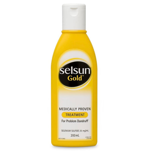 Selsun Gold Anti Dandruff Shampoo 澳洲 強效去屑洗髮精 200ml