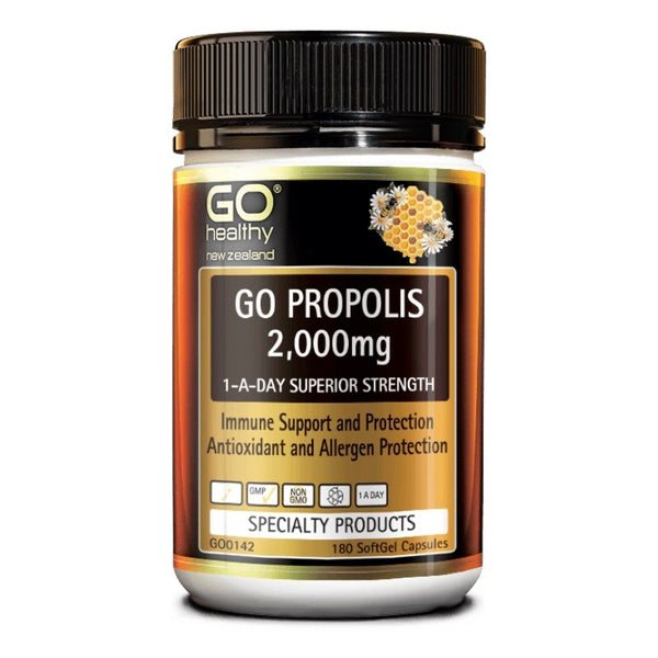 Go Healthy Propolis <br>紐西蘭高之源 蜂膠膠囊 2000mg <br>180粒