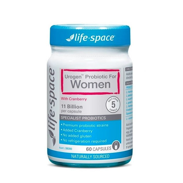 Life Space Urogen Probiotic For Women<br>澳洲 女性蔓越莓益生菌膠囊 60粒