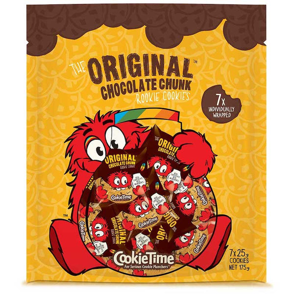 Cookie Time Original<br>紐西蘭經典巧克力碎片餅乾<br>國民餅乾 25g*7包入