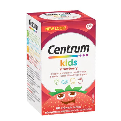Centrum Kids Strawberry 兒童善存綜合維他命 60粒 草莓口味