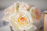 Cote Noire 5 Roses Pink Blush <br>法國寇特蘭限量款 五朵玫瑰香氛花 <br>透明底 GMR88