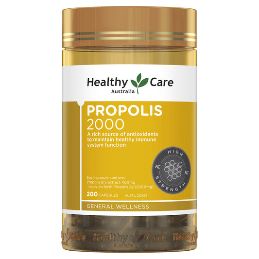 Healthy Care Propolis 澳洲 黑蜂膠軟膠囊 2000mg 200粒