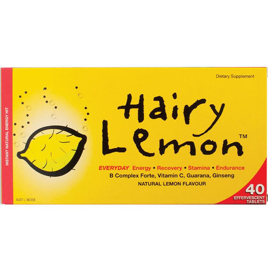 Hairy Lemon Effervescent 檸檬西洋參 綜合維生素泡騰片 40片