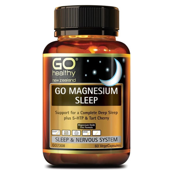 Go Healthy<br>紐西蘭 Magnesium Sleep 鎂助眠精華 60粒