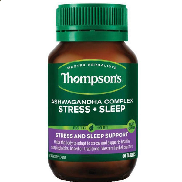 Thompson's Stress + Sleep<br>湯普森 舒壓睡眠醉茄精華 60粒