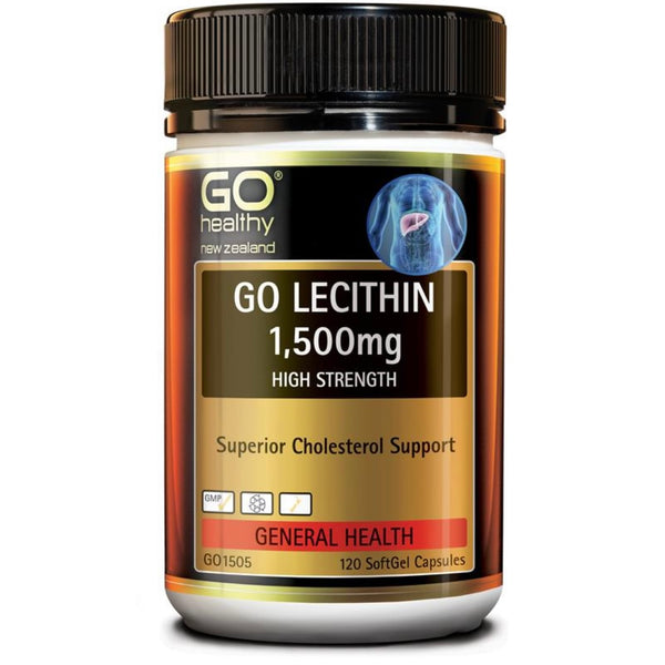 Go Healthy Lecithin <br>紐西蘭高之源 卵磷脂膠囊 1500mg 120粒