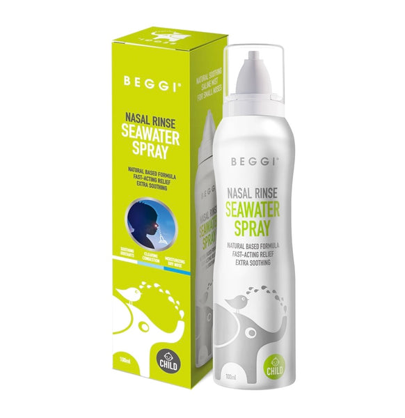 Beggi Nasal Rinse Seawater Spray<br>紐西蘭 鼻腔噴霧清鼻器 100ml<br>兒童版