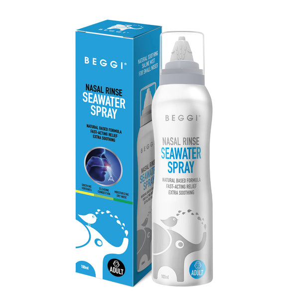 Beggi Nasal Rinse Seawater Spray<br>紐西蘭 鼻腔噴霧清鼻器 100ml<br>成人版