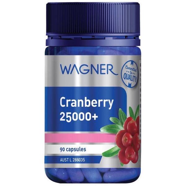 Wagner Cranberry <br>澳洲 25000+蔓越莓精華膠囊 90粒