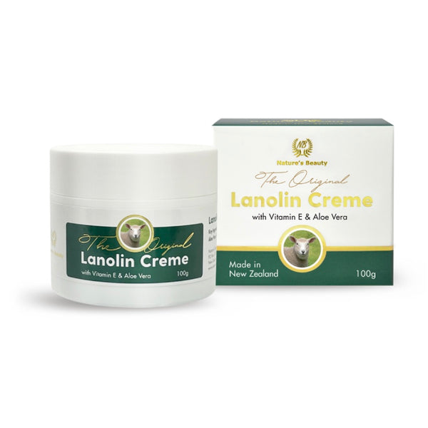 Nature's Beauty Lanolin Creme<br>紐西蘭自然美 綿羊脂霜<br>含維他命Ｅ及蘆薈 100g