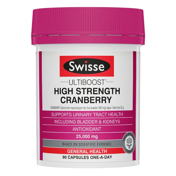 Swisse High Strength Cranberry<br>澳洲 高含量蔓越莓 25000mg 90粒