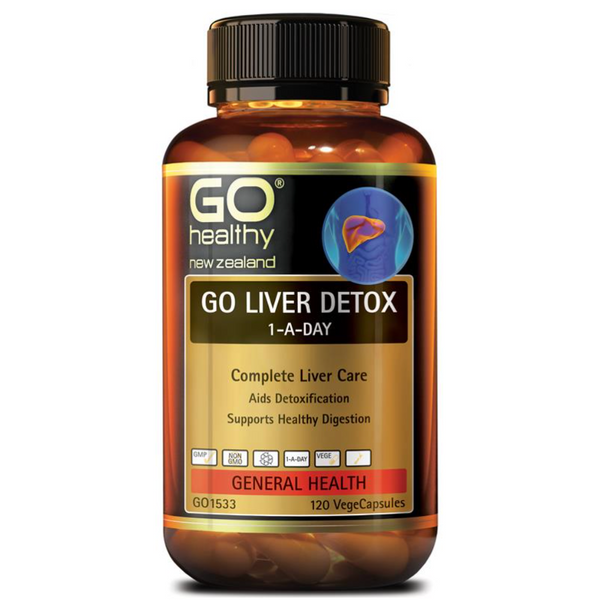 Go Healthy Liver Detox <br>紐西蘭高之源 護肝排毒膠囊 120粒