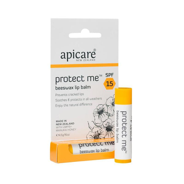 Apicare Protect Me Beewax Lip Balm 紐西蘭防曬 蜂蠟修復唇膏 SPF15 10g
