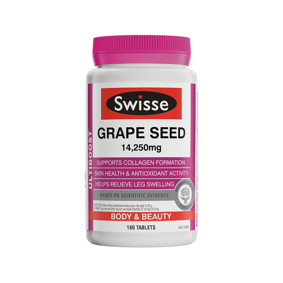 Swisse Grape Seed 澳洲，高濃度葡萄籽 花青素 180粒
