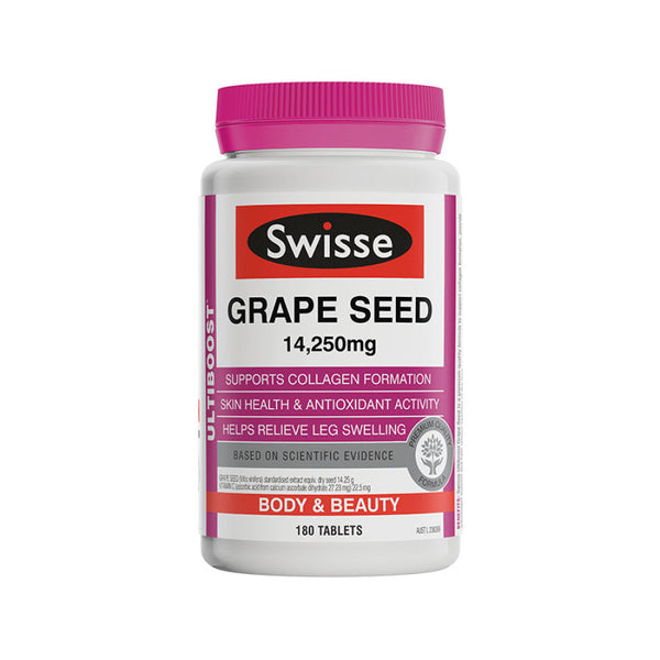 Swisse Grape Seed<br>澳洲高濃度葡萄籽 花青素 180粒