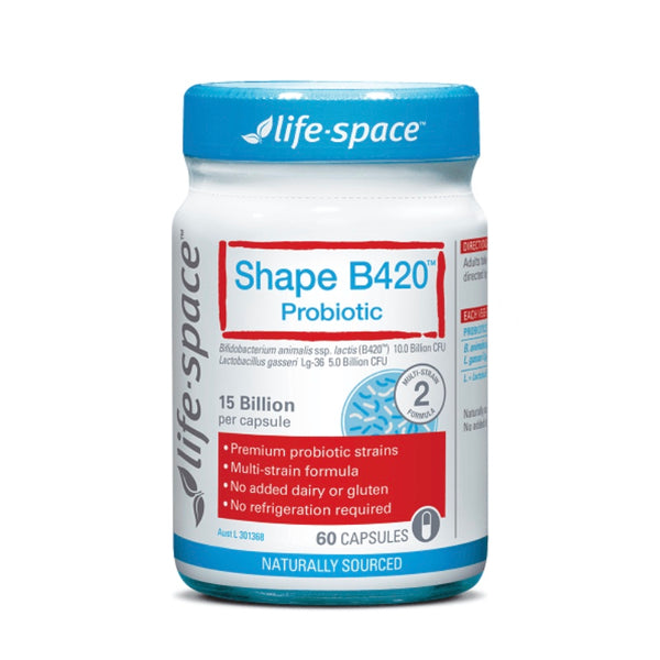 Life Space Shape B420 <br>澳洲 B420塑身益生菌膠囊 60粒