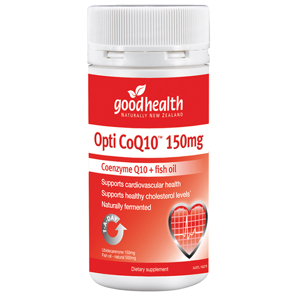 Good Health Opti CoQ10 <br>紐西蘭好健康 魚油&輔酶Q10<br>護心寧膠囊 60/90粒