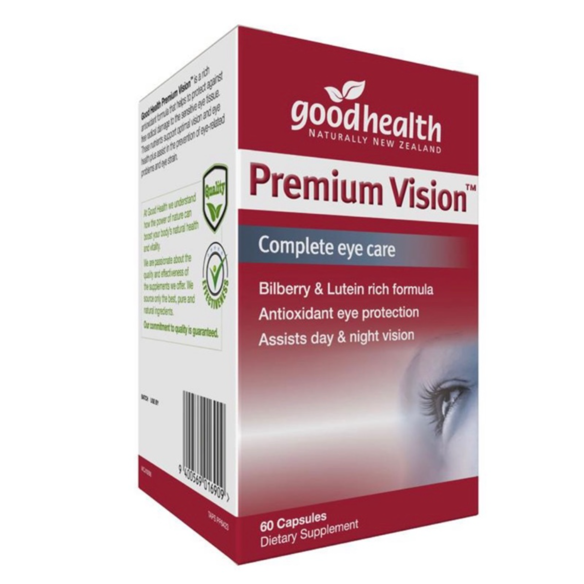 Good Health Premium Vision 紐西蘭好健康 優化版護眼膠囊 60粒