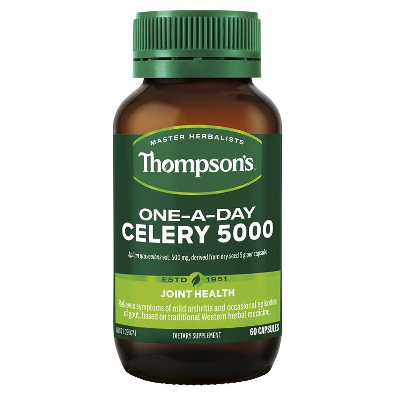 Thompson's New Zealand Celery Seed 5000mg 60 Capsules