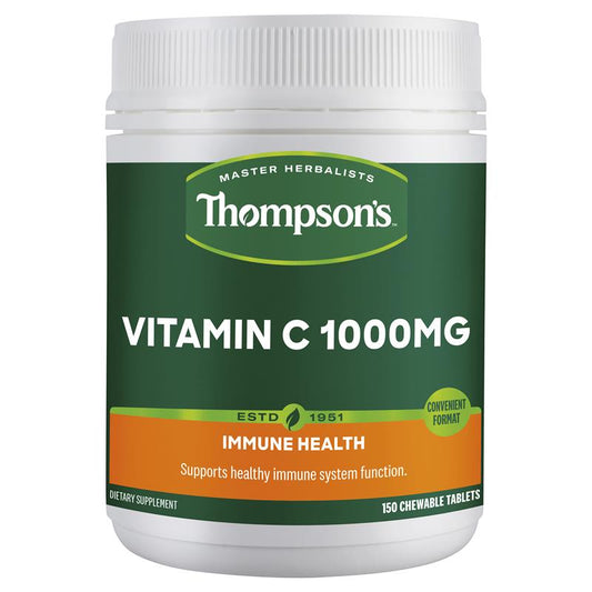 Thompson’s 紐西蘭湯普森 天然維生素C咀嚼片 1000mg 150片