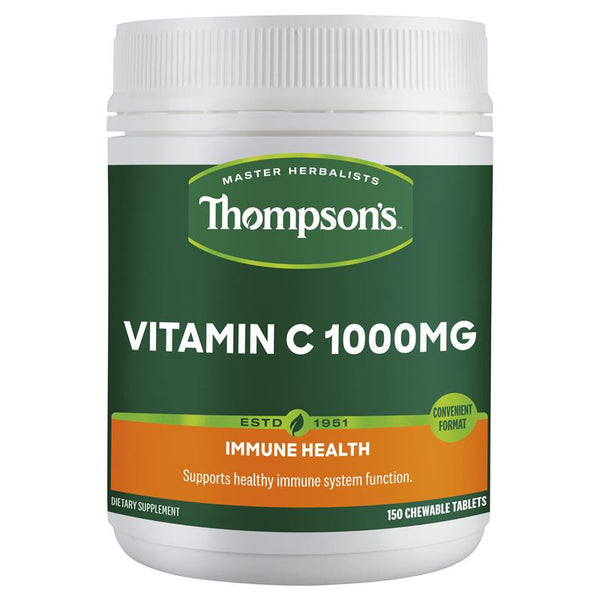 Thompson’s Vitamin C <br>紐西蘭湯普森 天然維生素C咀嚼片 1000mg 150片
