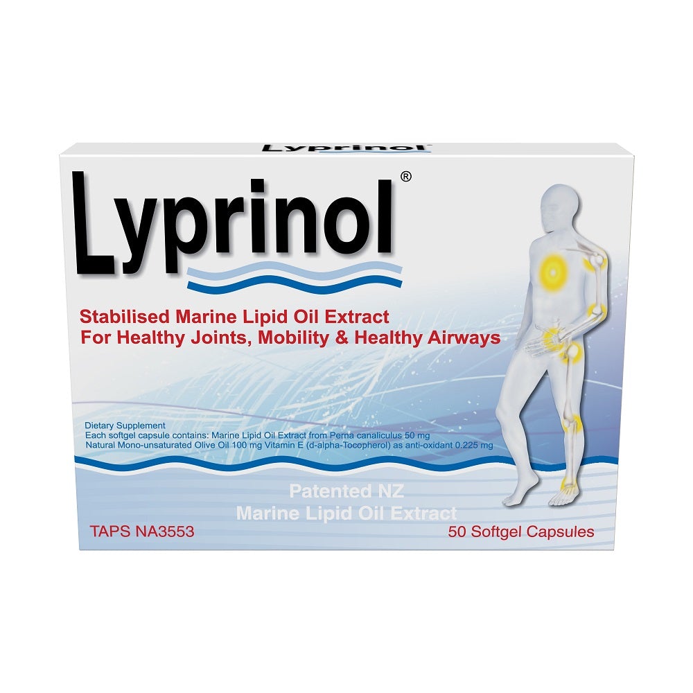 Lyprinol 紐西蘭利筋諾 綠唇(青口)胎貝精華 50粒