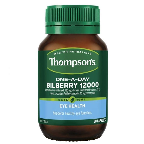 Thompson’s Bilberry <br>湯普森 天然越橘精華12000mg 60粒